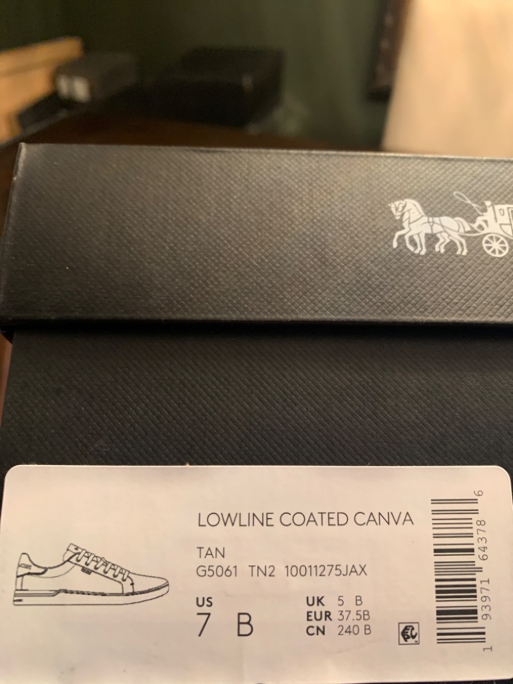 Coach Lowline Coated Canva Sneakers - Picture 6 of 6